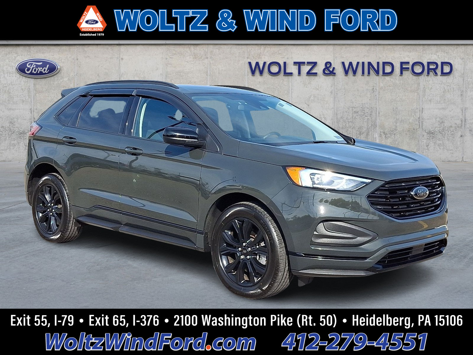 Certified 2022 Ford Edge SE w/ Black Appearance Package AWD/4WD image 1