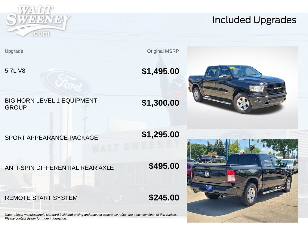 Used 2020 RAM 1500 Big Horn AWD/4WD image 12