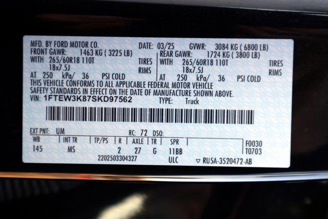 Certified 2025 Ford F150 XLT w/ Equipment Group 301A Standard image 35