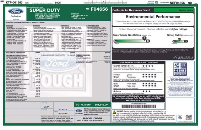 Certified 2022 Ford F250 King Ranch w/ King Ranch Ultimate Package AWD/4WD image 2
