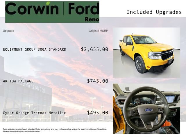 Certified 2022 Ford Maverick XLT w/ Equipment Group 300A Standard AWD/4WD image 3