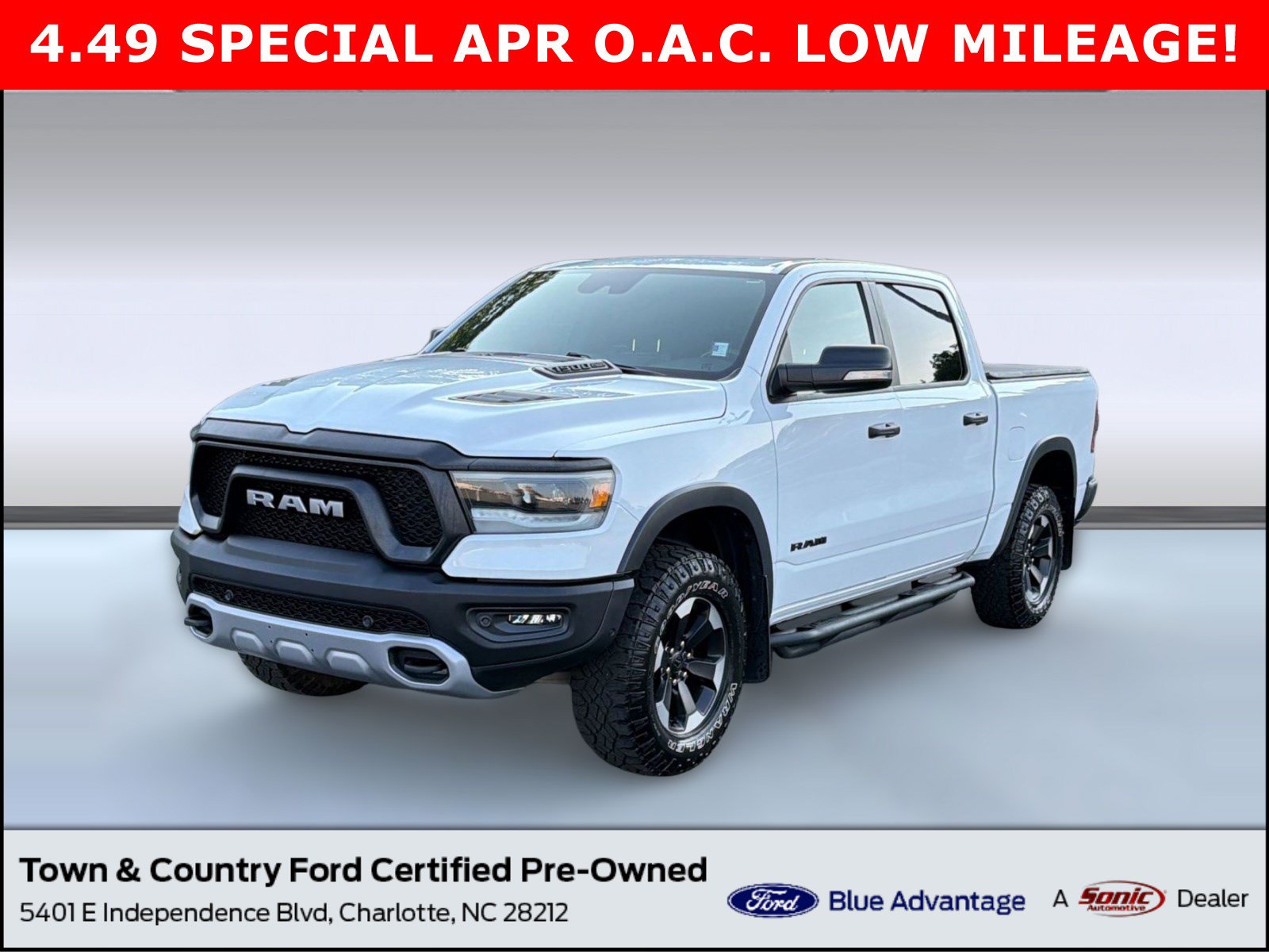 Used 2022 RAM 1500 Rebel w/ Rebel Level 1 Equipment Group AWD/4WD image 1