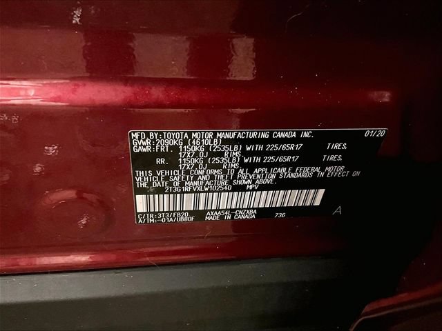 Used 2020 Toyota RAV4 LE w/ All Weather Liner Package AWD/4WD image 32