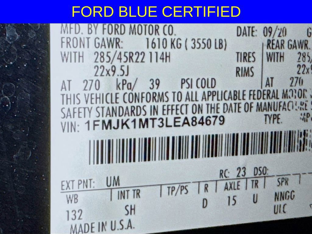 Certified 2020 Ford Expedition Max Platinum image 35