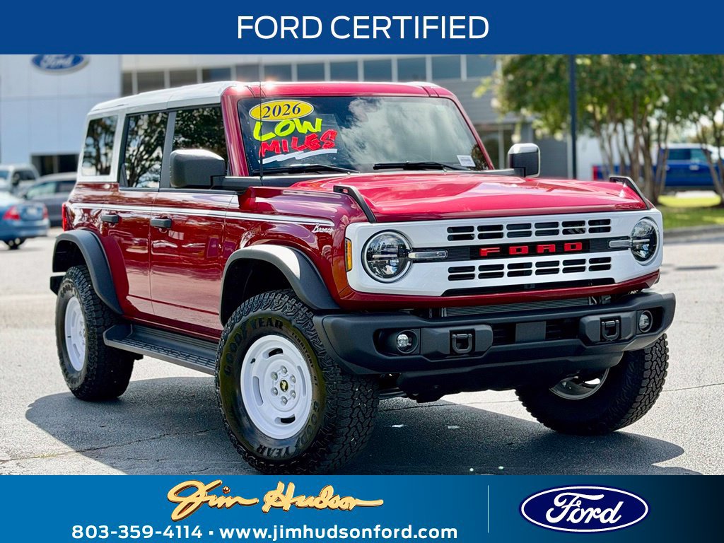 Certified 2026 Ford Bronco Heritage Edition AWD/4WD image 1