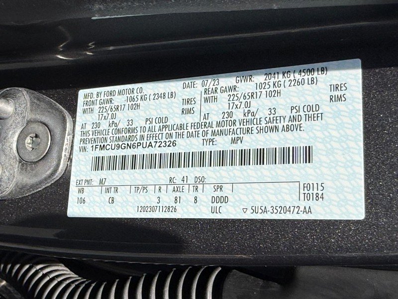 Certified 2023 Ford Escape Active AWD/4WD image 30