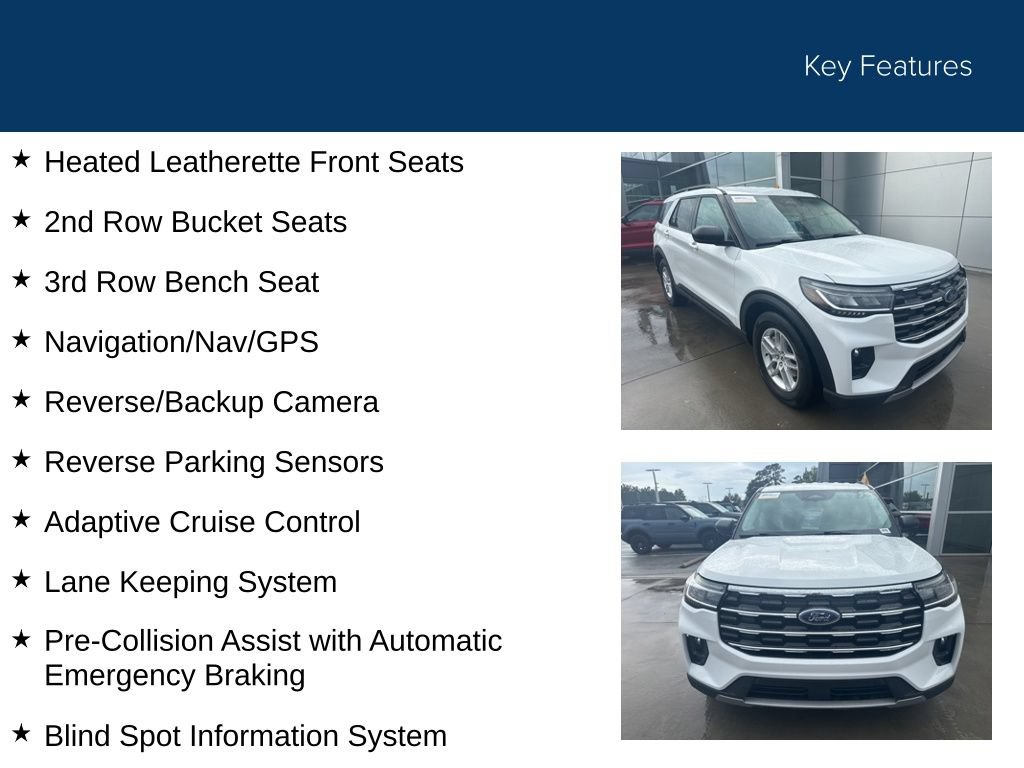 Certified 2026 Ford Explorer Active w/ Active Comfort Package RWD image 33