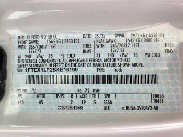 Certified 2025 Ford F150 XL AWD/4WD image 26