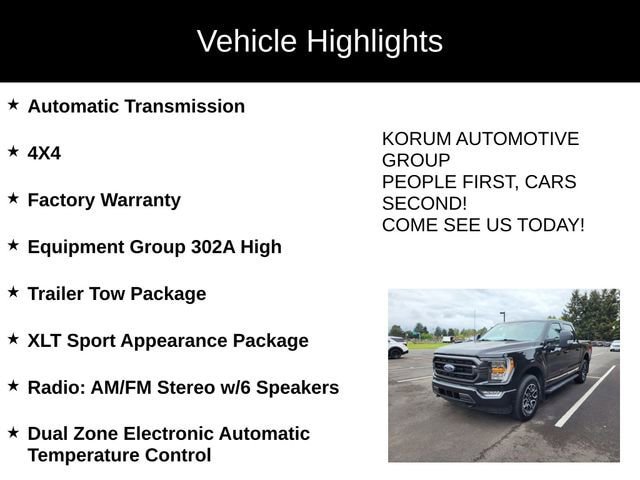 Certified 2023 Ford F150 XLT w/ Equipment Group 302A High AWD/4WD image 4