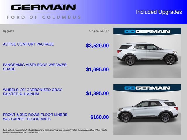 Certified 2025 Ford Explorer Active w/ Active Comfort Package image 38