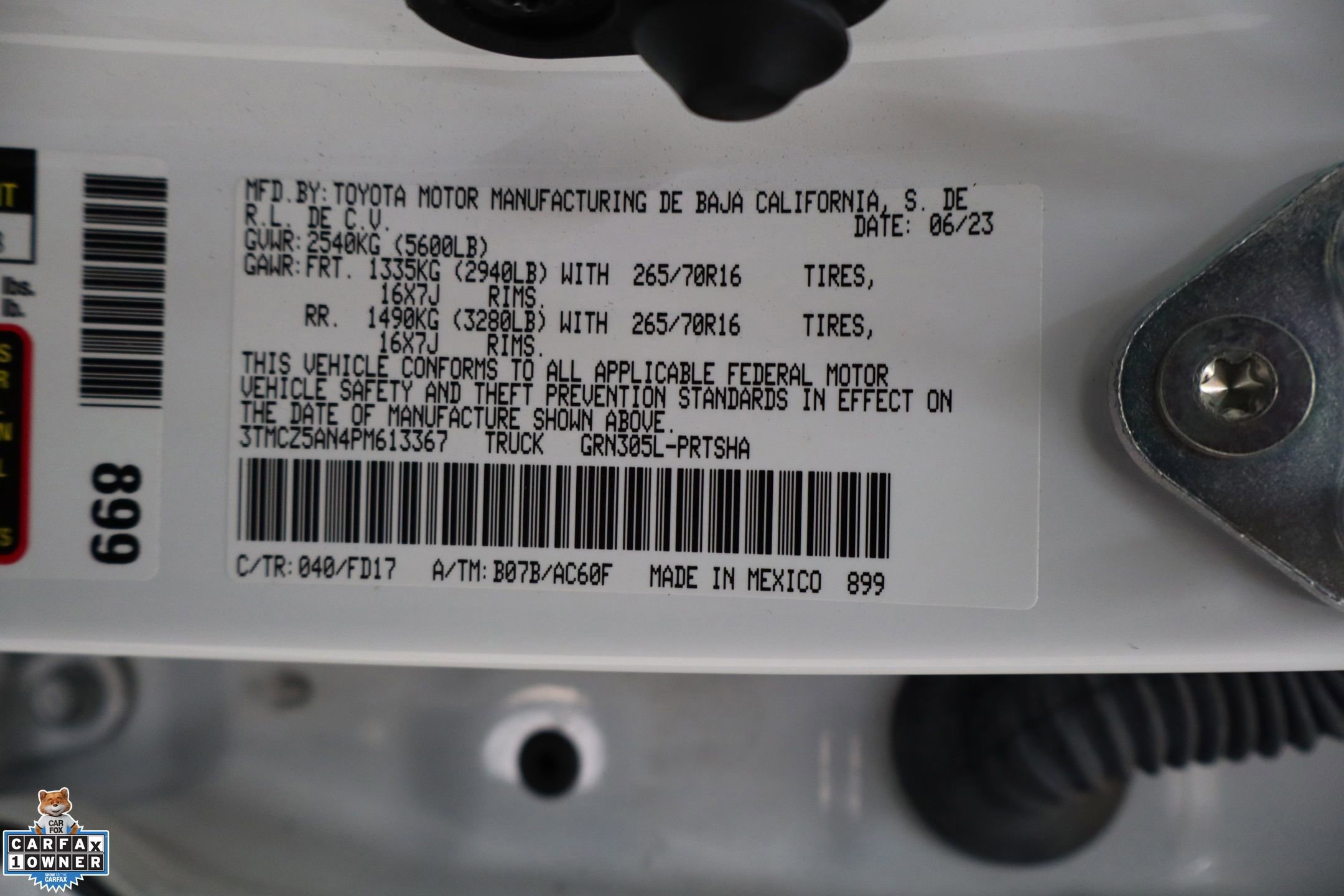 Used 2023 Toyota Tacoma TRD Off-Road w/ Technology Package image 36