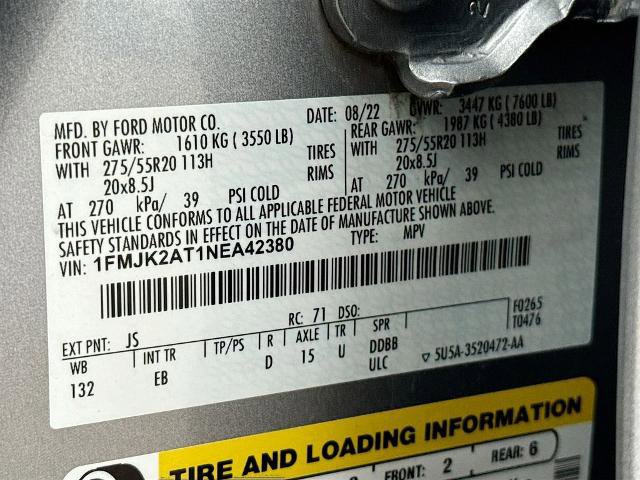 Certified 2022 Ford Expedition Max Limited AWD/4WD image 25