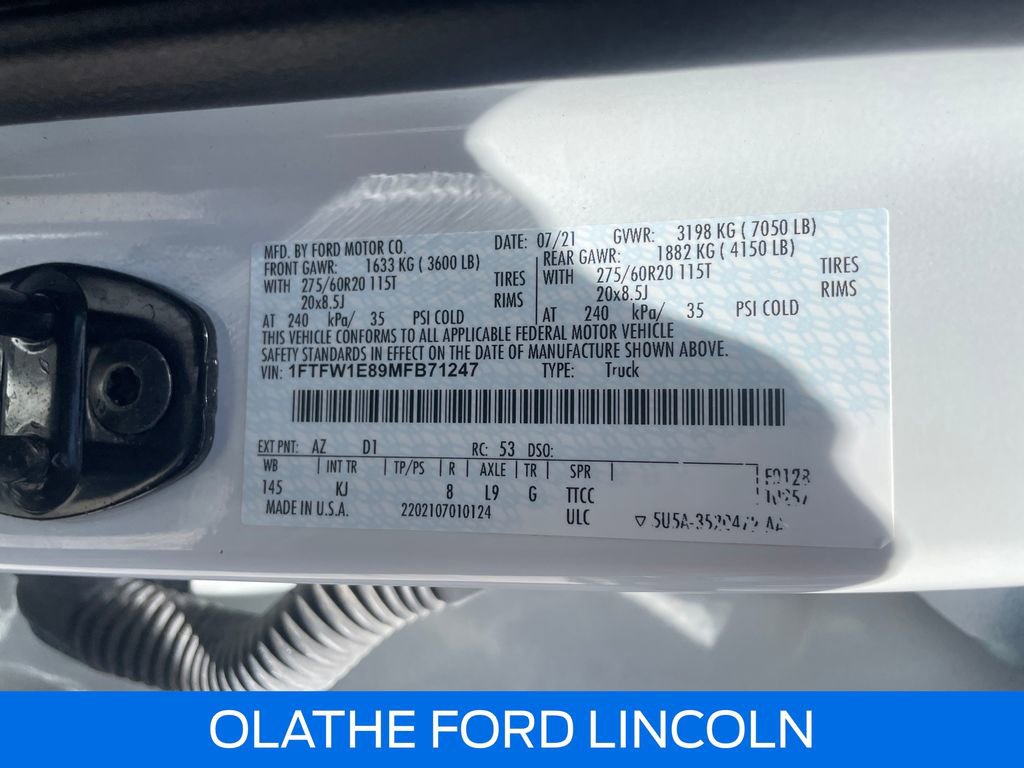 Certified 2021 Ford F150 King Ranch w/ Equipment Group 601A High AWD/4WD image 21