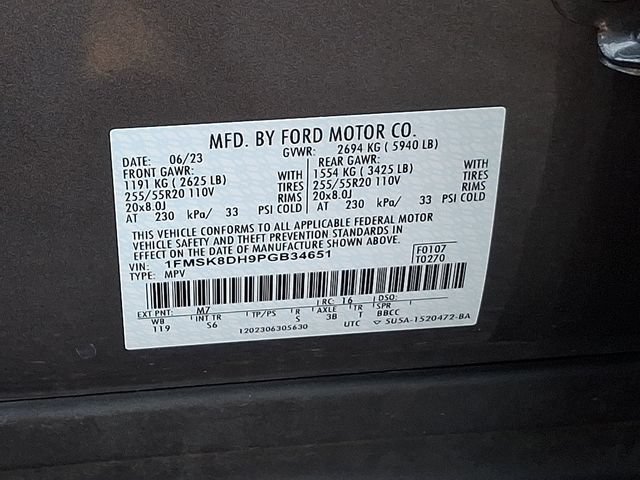 Certified 2023 Ford Explorer XLT w/ Equipment Group 202A AWD/4WD image 33