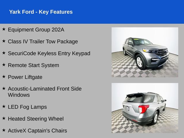 Certified 2022 Ford Explorer XLT w/ Equipment Group 202A image 2
