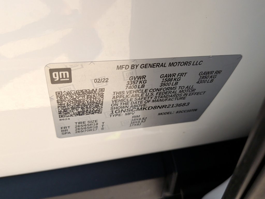 Used 2022 Chevrolet Tahoe LS w/ Driver Alert Package RWD image 35