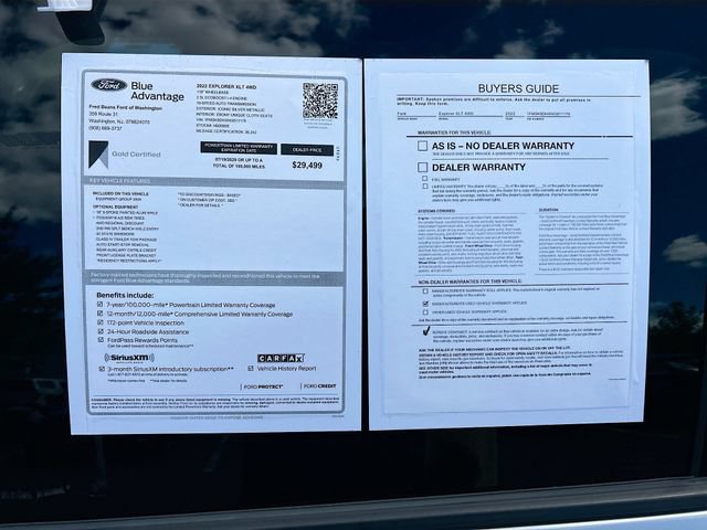 Certified 2022 Ford Explorer XLT w/ Class IV Trailer Tow Package AWD/4WD image 39