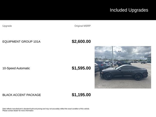 Certified 2022 Ford Mustang Coupe w/ Equipment Group 101A RWD image 6