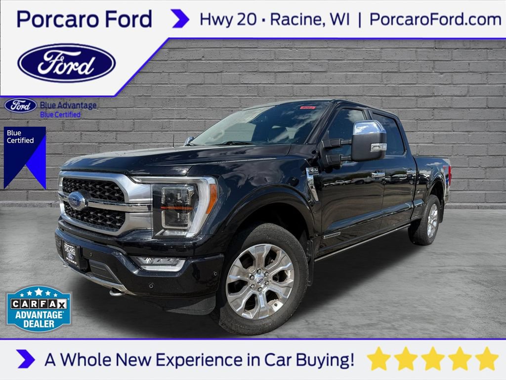 Certified 2022 Ford F150 Platinum w/ Equipment Group 701A High AWD/4WD image 1