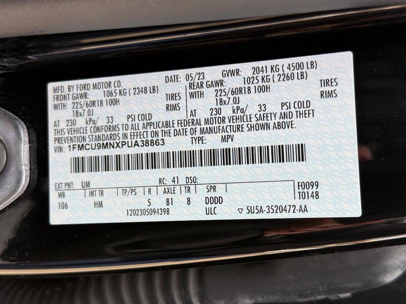 Certified 2023 Ford Escape ST-Line w/ Tech Pack #1 AWD/4WD image 29