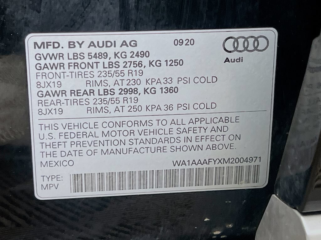 Used 2021 Audi Q5 2.0T Premium w/ Convenience Package AWD/4WD image 37