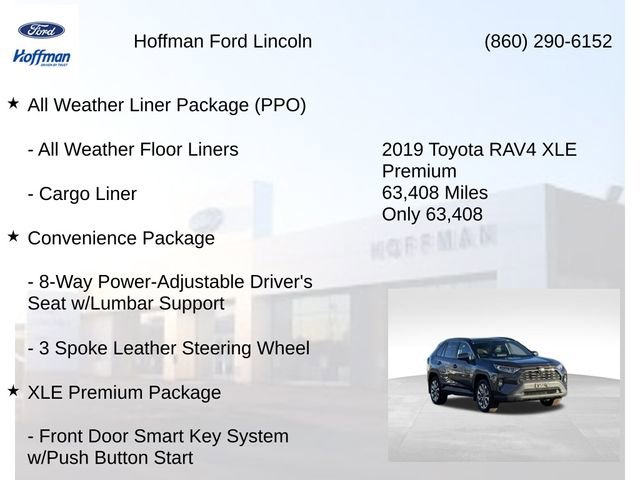 Used 2019 Toyota RAV4 XLE Premium w/ All Weather Liner Package AWD/4WD image 5