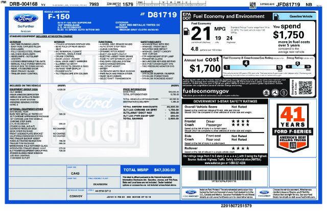 Certified 2018 Ford F150 XLT w/ Equipment Group 302A Luxury AWD/4WD image 9