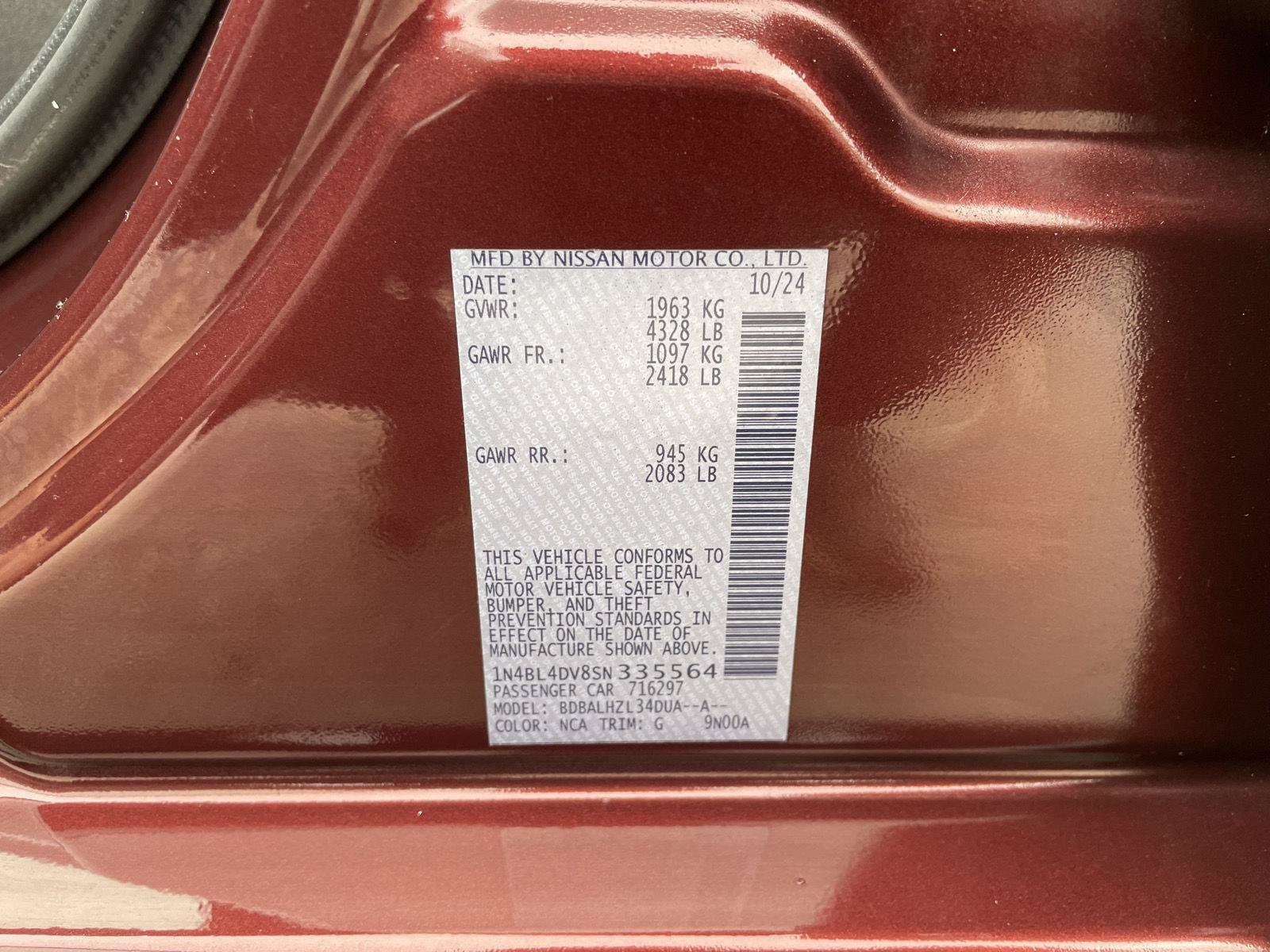 Used 2025 Nissan Altima 2.5 SV FWD image 27