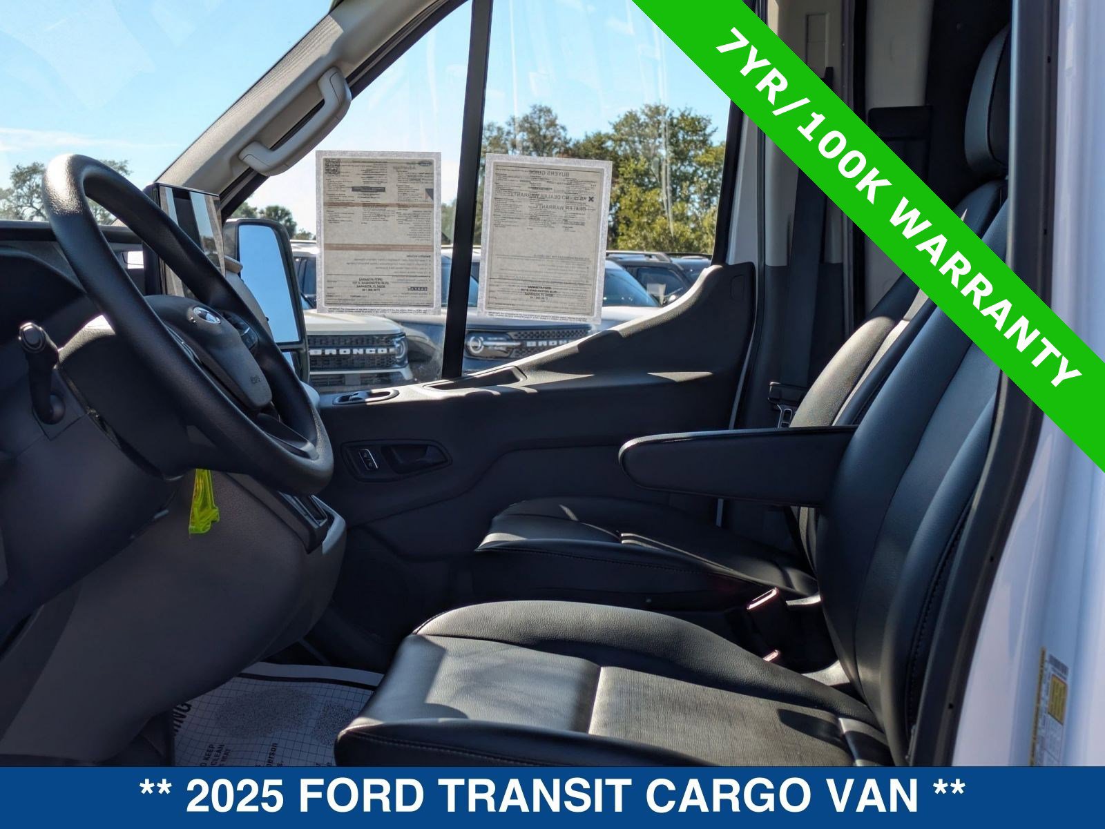 Certified 2025 Ford Transit 250 148 High Roof w/ Load Area Protection Package image 18