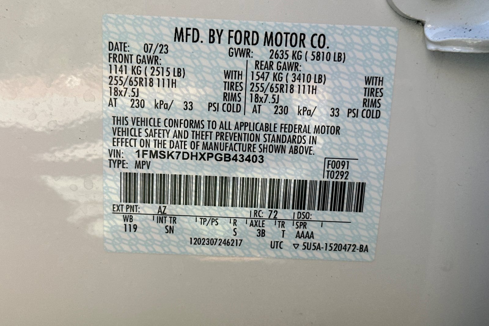 Certified 2023 Ford Explorer XLT w/ Equipment Group 202A RWD image 57