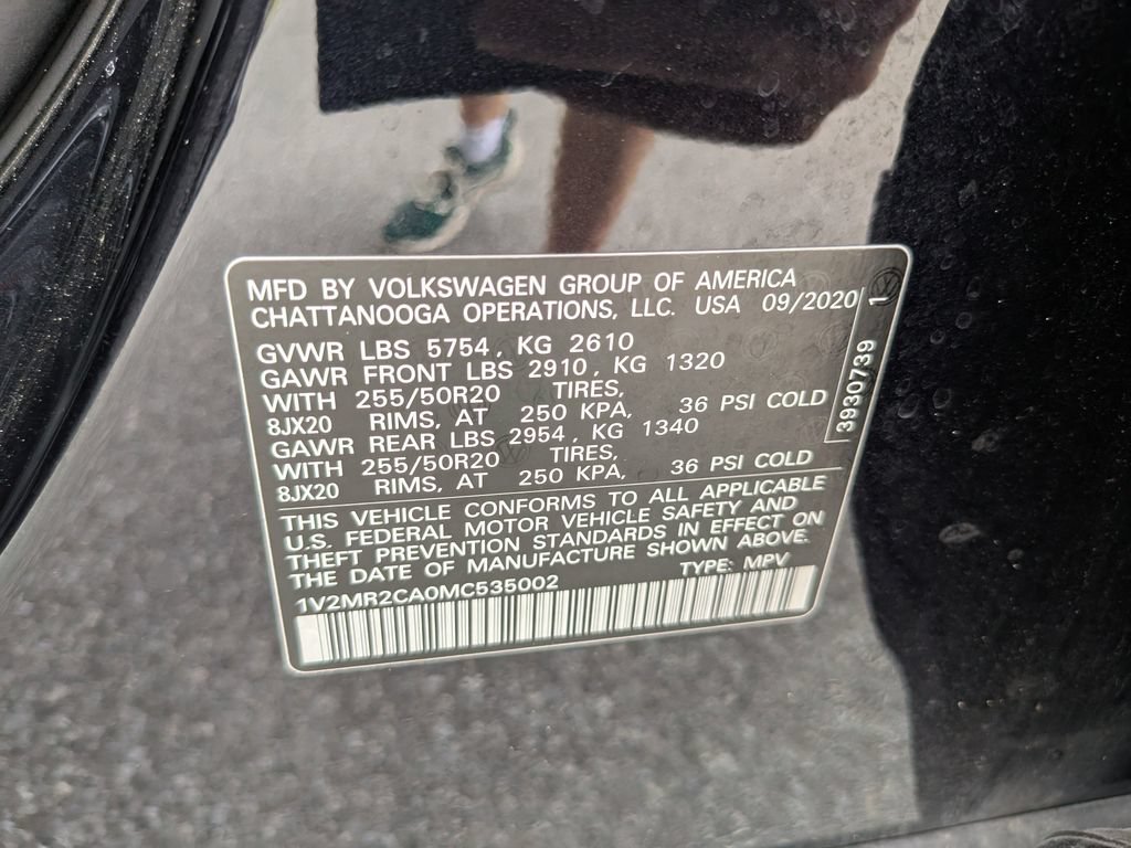 Used 2021 Volkswagen Atlas SE w/ Towing Package FWD image 34