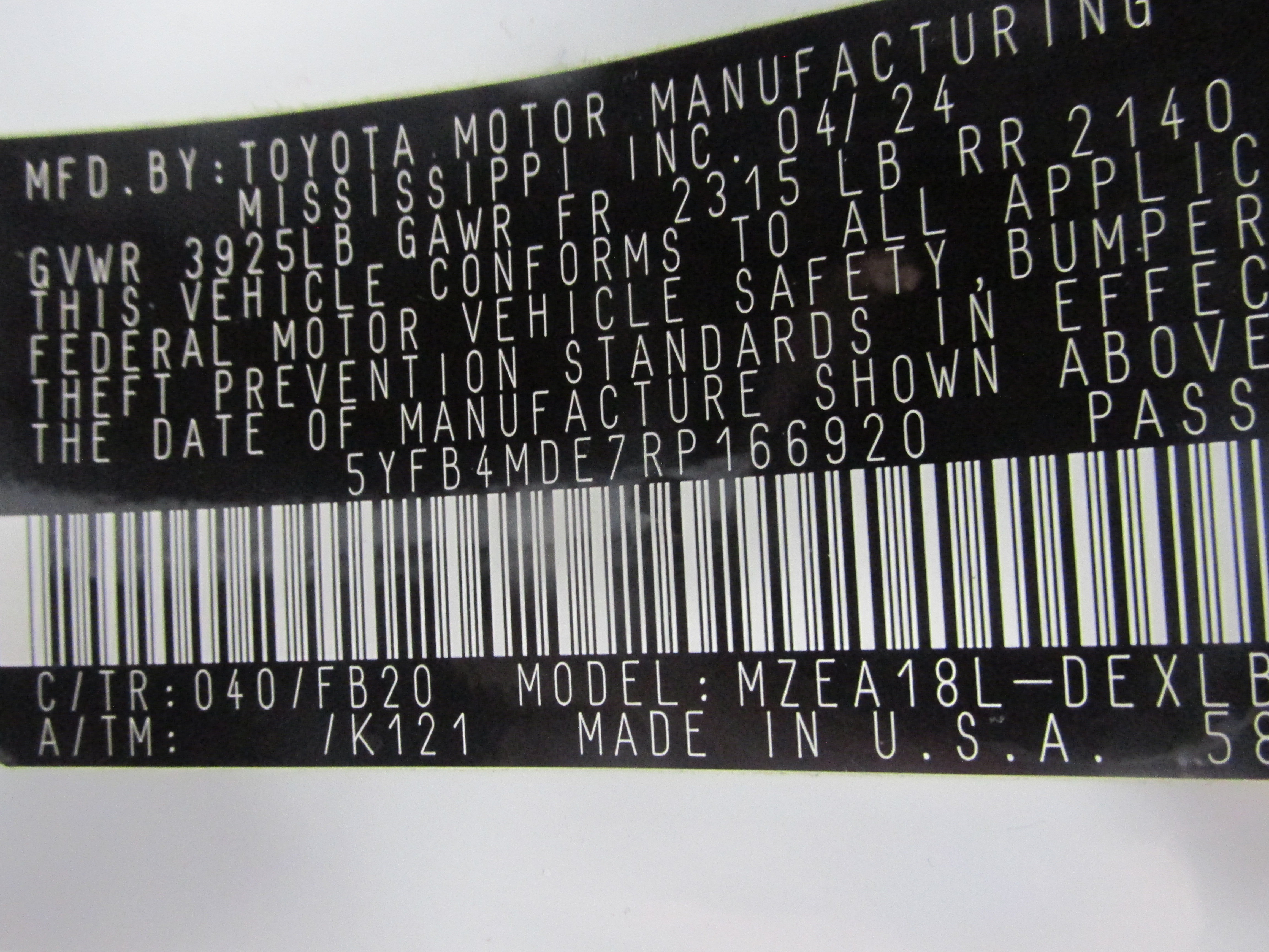Used 2024 Toyota Corolla LE FWD image 38