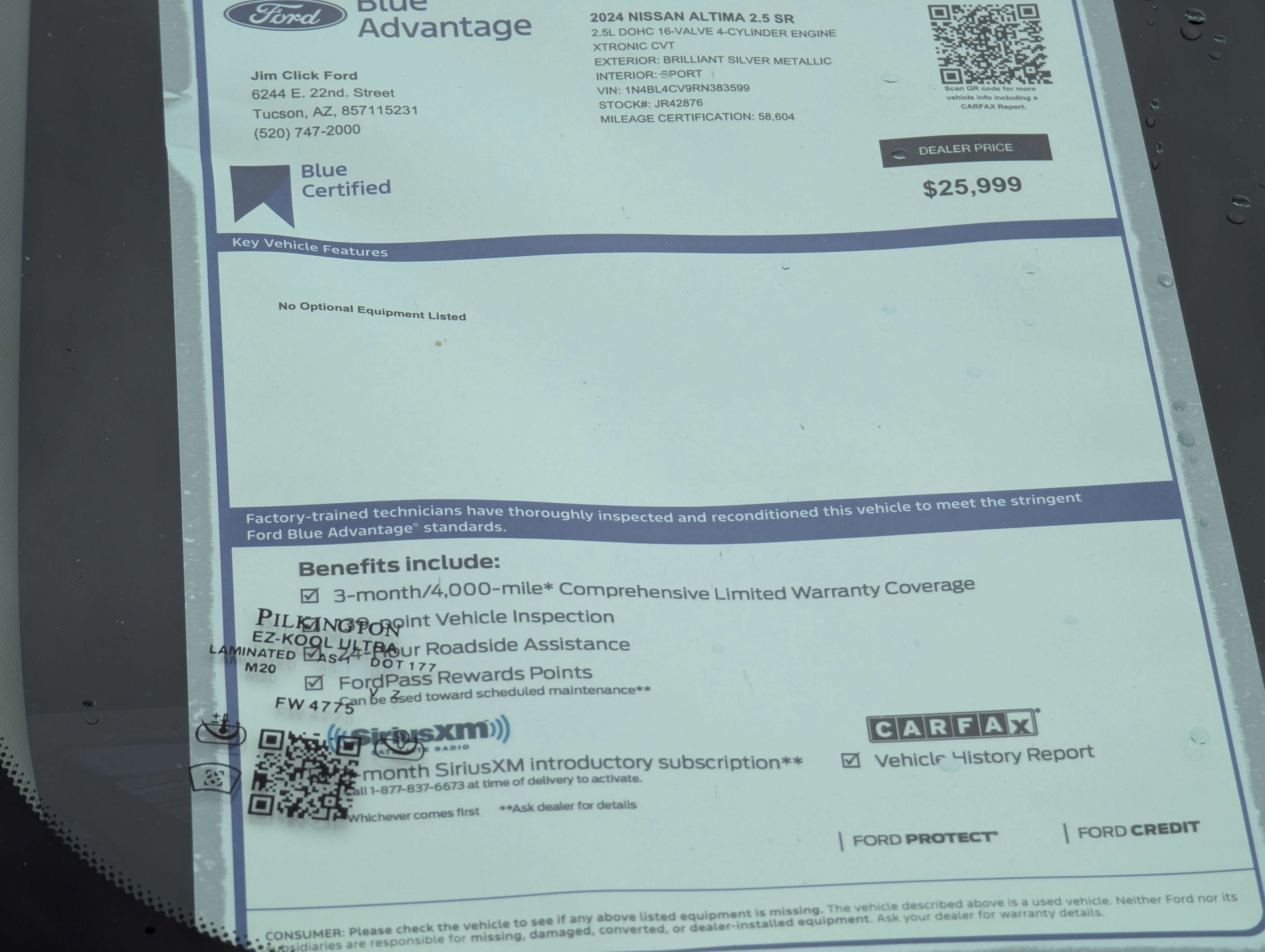 Used 2024 Nissan Altima 2.5 SR image 12