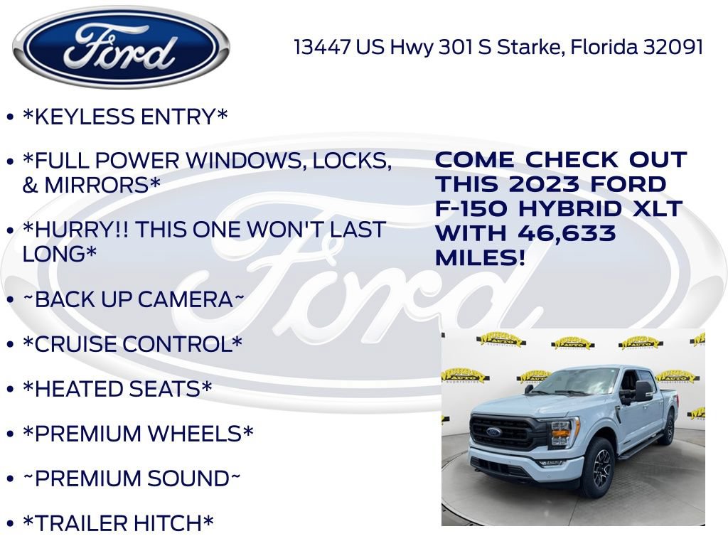 Certified 2023 Ford F150 XLT w/ Equipment Group 302A High AWD/4WD image 12