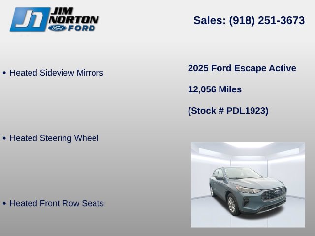 Certified 2025 Ford Escape Active w/ Cold Weather Package FWD image 14