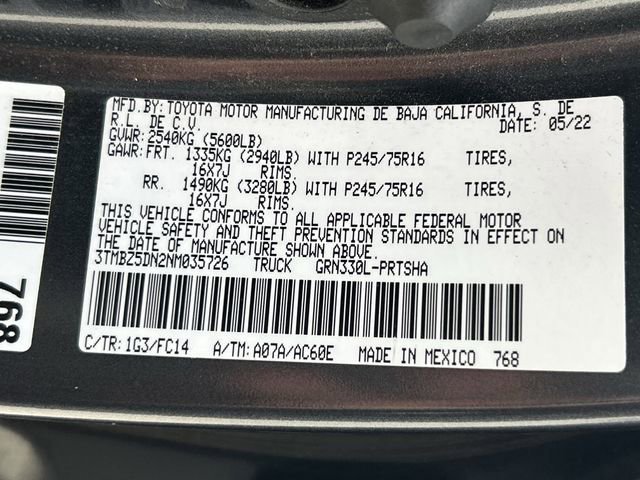 Used 2022 Toyota Tacoma SR5 RWD image 33