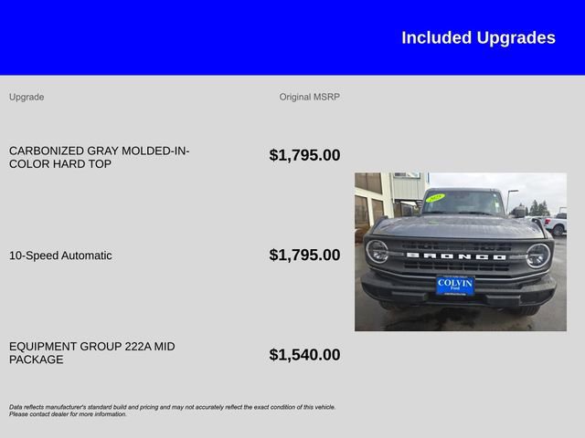 Certified 2025 Ford Bronco Big Bend AWD/4WD image 13
