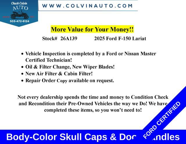Certified 2025 Ford F150 Lariat AWD/4WD image 7