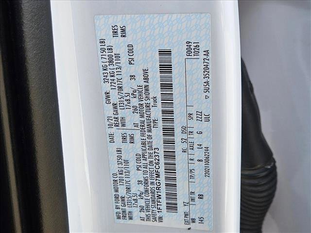 Certified 2021 Ford F150 Raptor w/ Equipment Group 801A High image 26