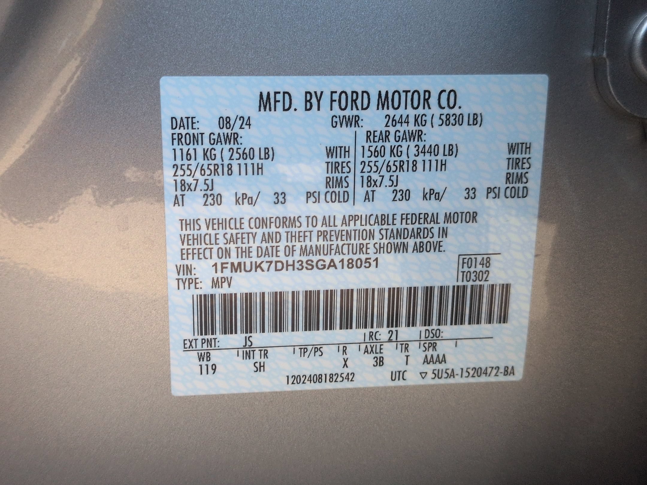 Certified 2025 Ford Explorer Active w/ Active Comfort Package RWD image 39