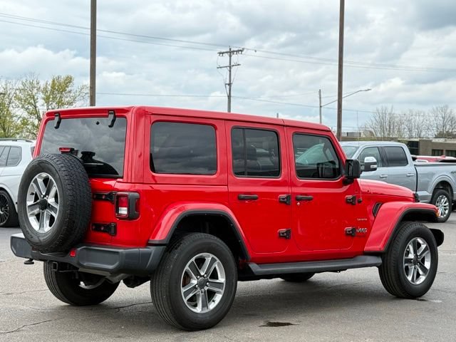 Used 2021 Jeep Wrangler Unlimited Sahara w/ Uconnect 4C Nav & Sound Group AWD/4WD image 42