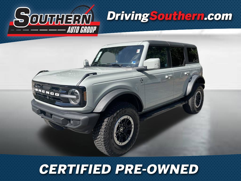 Certified 2022 Ford Bronco Outer Banks w/ Sasquatch Package AWD/4WD 360° Tour