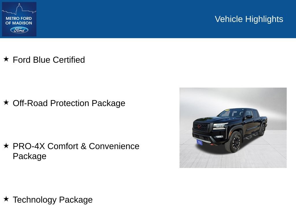 Used 2022 Nissan Frontier PRO-4X AWD/4WD image 2