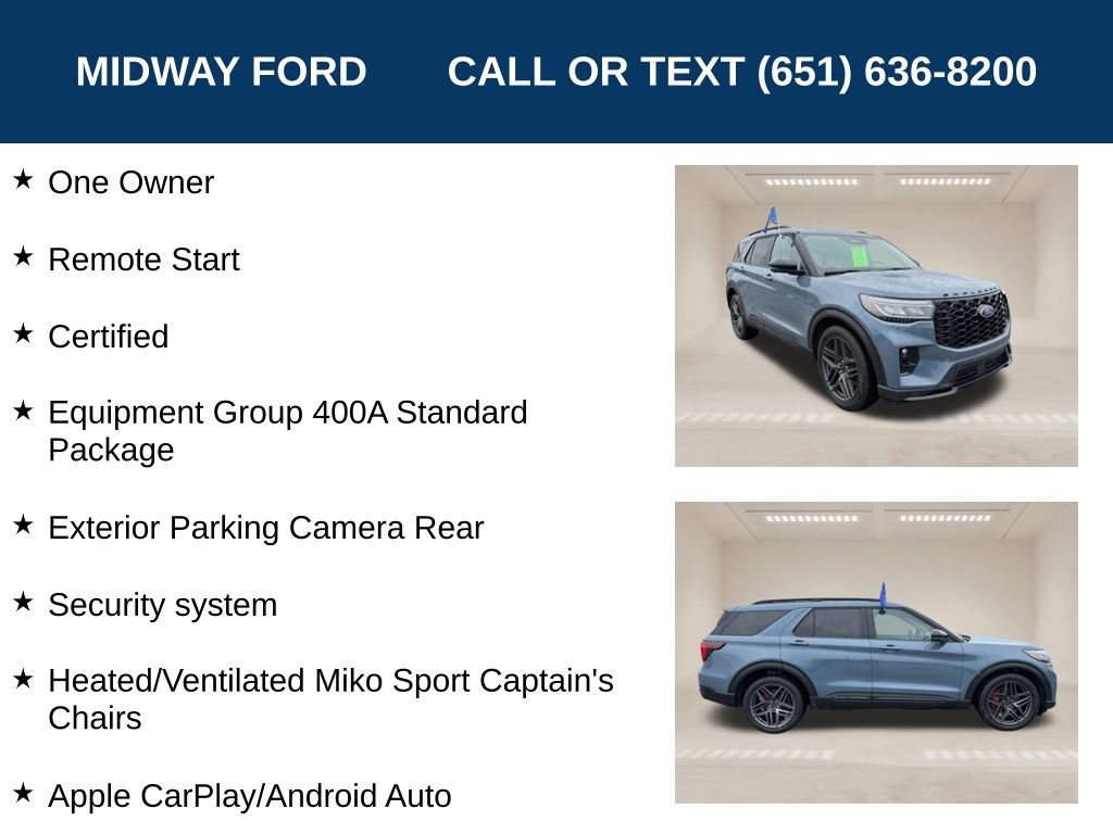 Certified 2025 Ford Explorer ST image 11