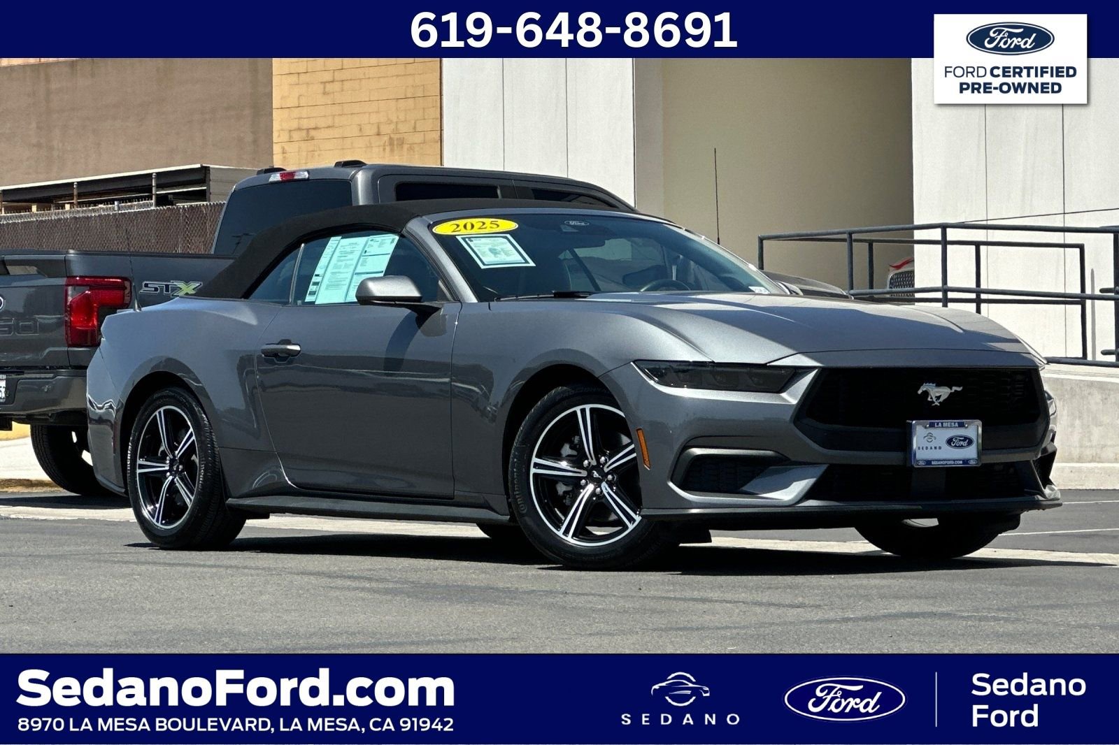 Certified 2025 Ford Mustang Premium RWD image 1