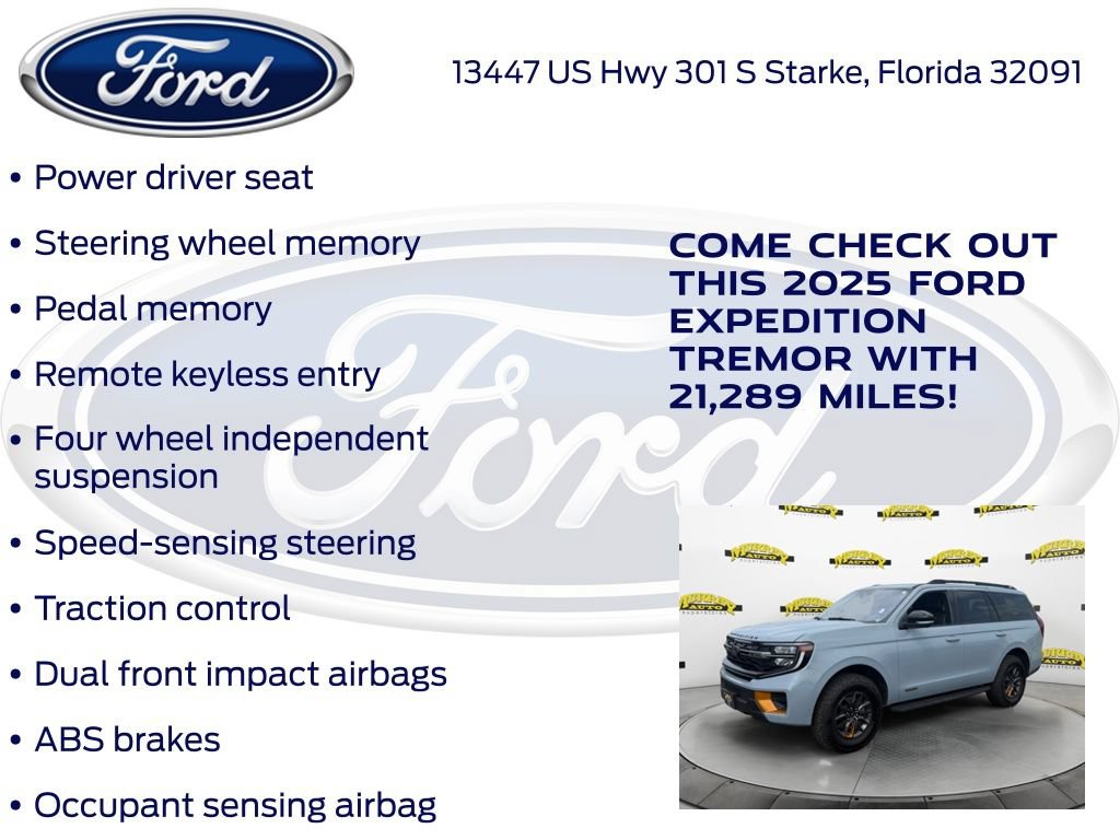 Certified 2025 Ford Expedition Tremor AWD/4WD image 32