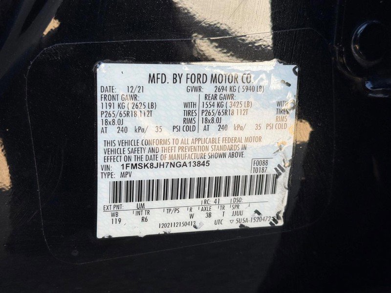 Certified 2022 Ford Explorer Timberline image 30