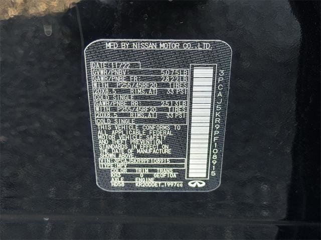 Used 2023 INFINITI QX55 Essential image 12