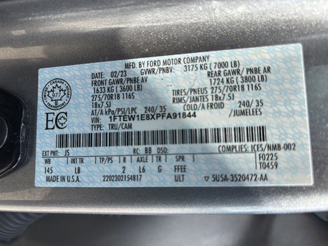 Certified 2023 Ford F150 Tremor AWD/4WD image 21
