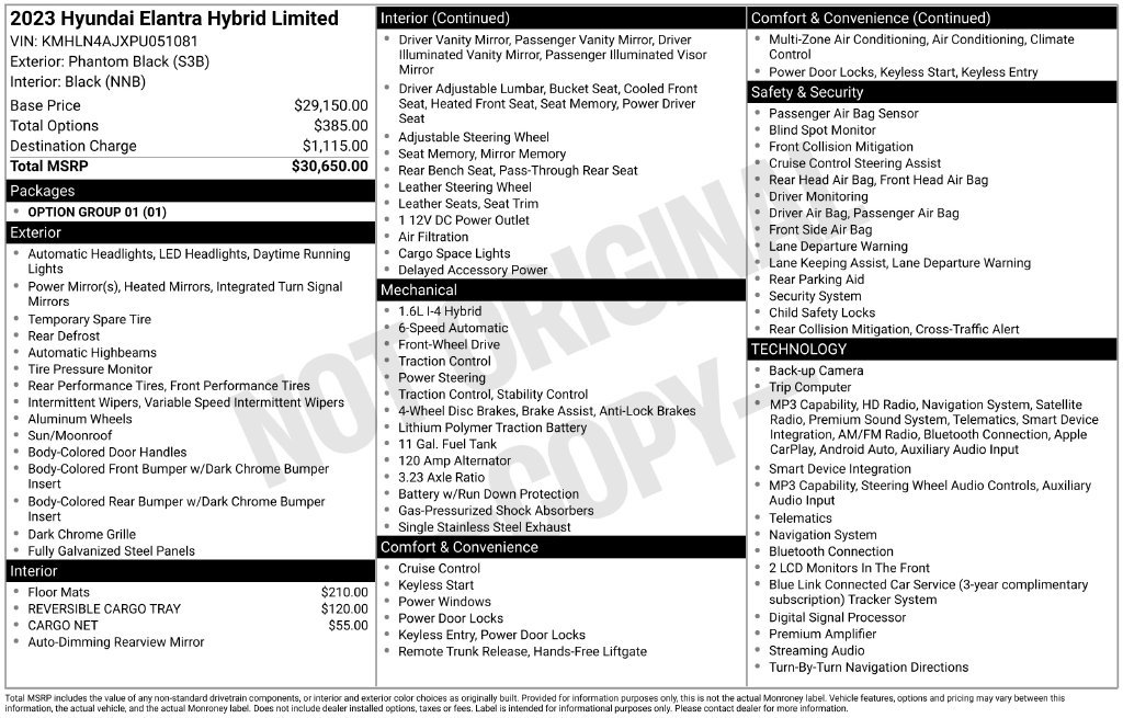 Used 2023 Hyundai Elantra Limited FWD image 5